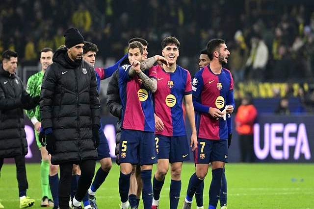 巴萨淘汰多特蒙德，晋级欧冠四强